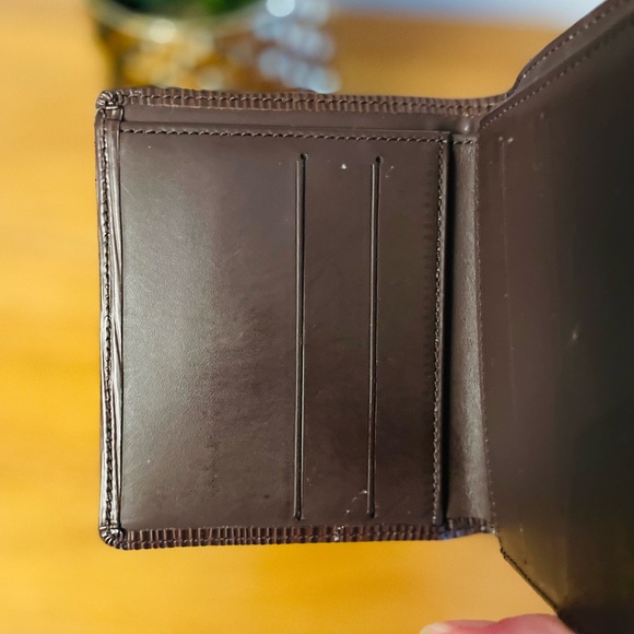 LOUIS VUITTON Elise Epi Leather Brown Compact Wallet 💯 AUTHENTIC - Picture 8 of 15